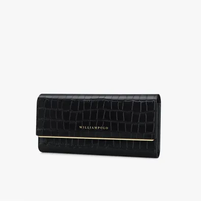 FEMME FOLIO BLACK PURSE